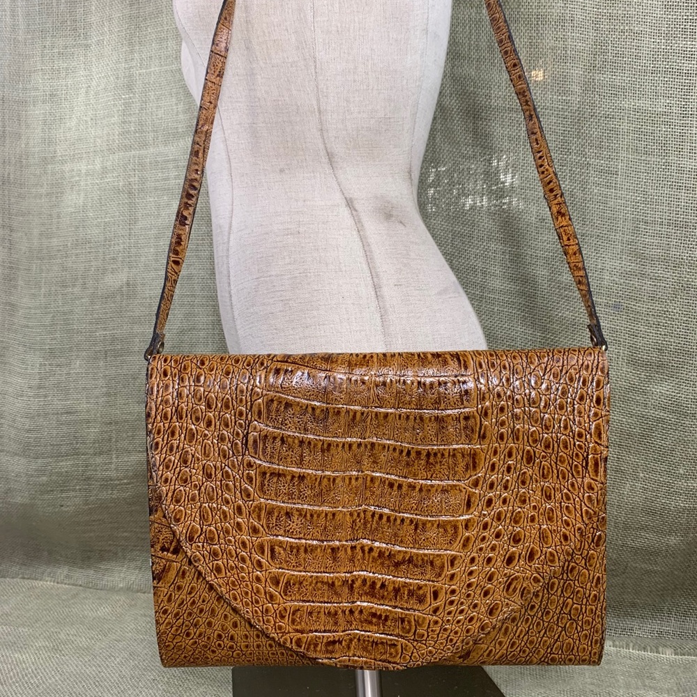 Vintage crocodile leather bag Amelia Berko